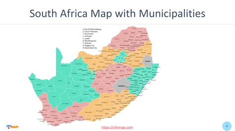 List of municipalities in South Africa .